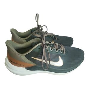 Nike Renew Ride 3 Running Shoes Green White Tan Size 8